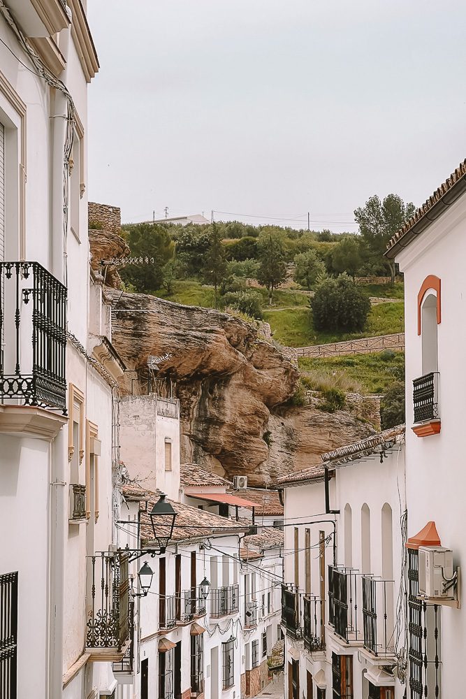 Setenil de las Bodegas cliffs, by Dancing the Earth
