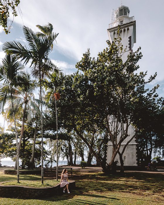 Pointe V&eacute;nus lighthouse in Tahiti by Dancing the Earth