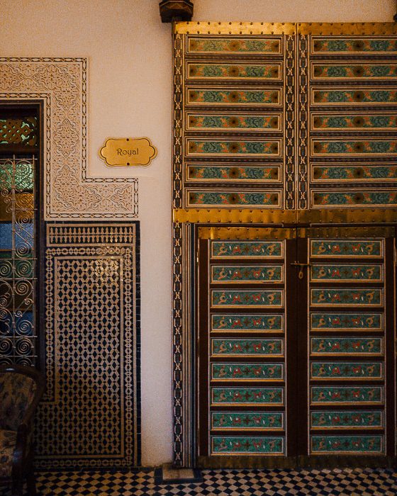 Morocco travel guide Riad Fes Bab Rcif room door by Dancing the Earth