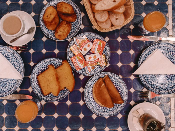 breakfast at riad Bab Rcif in Fez by Dancing the Earth